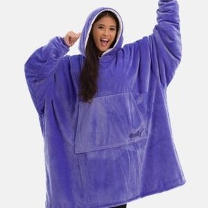 The COMFY Original Wearable Blanket Purple One Size JO+